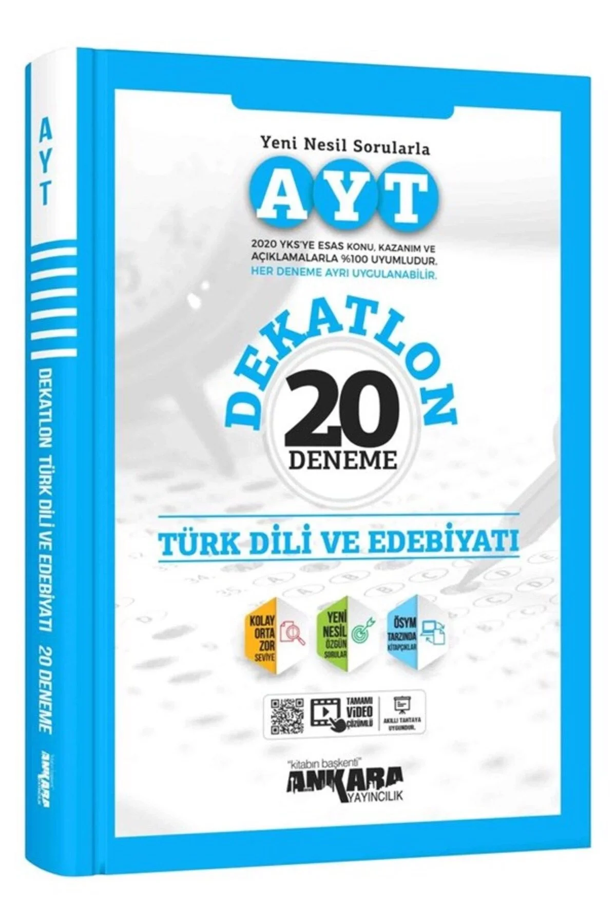 Ayt Türk Di̇Li̇ Edebi̇Yati Dekatlon 20 Deneme Ankara Yayınları