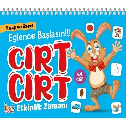 Cırt Cırt Etkinlik Zamanı 3+ Yaş Bıcırık Çocuk