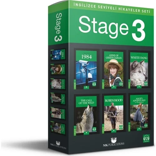 İngilizce Seviyeli Hikayeler Seti Stage-3 Mkpublıcatıons