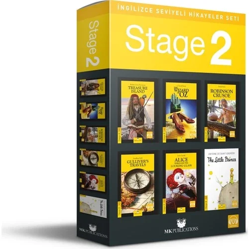 İngilizce Seviyeli Hikayeler Seti Stage-2 Mkpublıcatıons