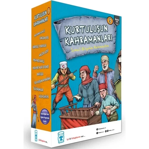 Kurtuluşun Kahramanları 3. Set 10 Kitap Set Timaş