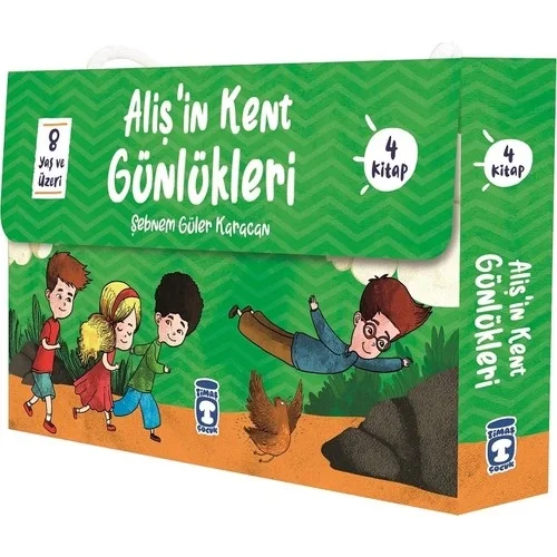 Alişin Kent Günlükleri 4 Kitap 8+ Yaş Timaş