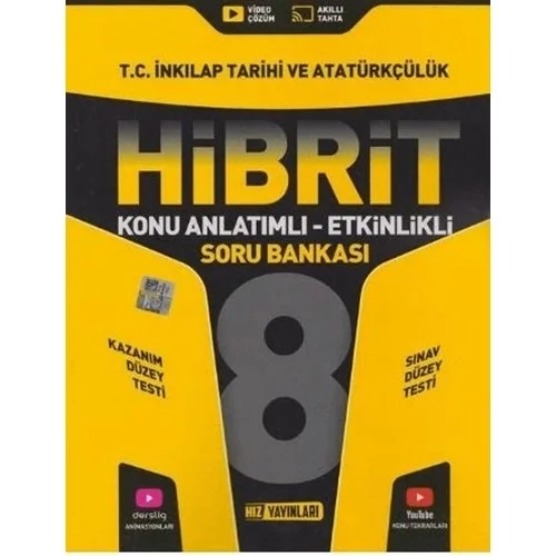 Hız 8.Sınıf İnkilap Tarihi Hibrit Konu Anlatımlı Etkinlikli Soru Bankası