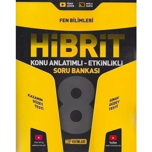 Hız 8.Sınıf Fen Bilimleri Hibrit Konu Anlatımlı Etkinlikli Soru Bankası