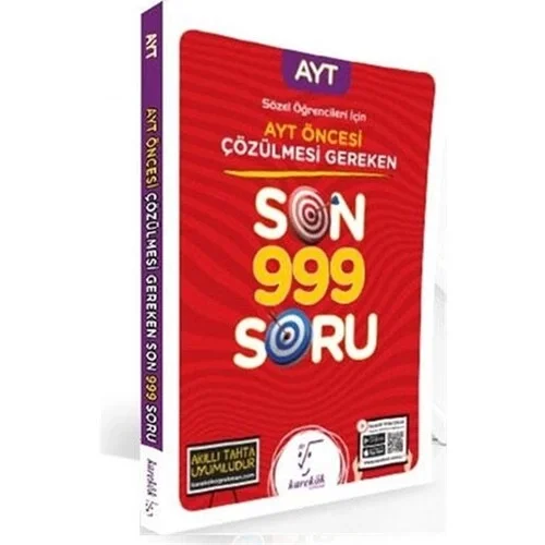Karekök Ayt Öncesi Çözülmesi Gereken 999 Sözel Soru
