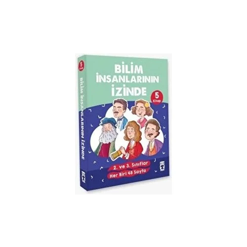 Bilim İnsanlarının İzinde 5 Kitap Set 2-3.Sınıflara Timaş Çocuk