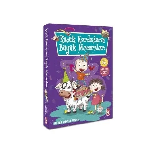 Küçük Kardeşlerin Büyük Maceraları 5 Kitap Set 6-7 Yaş Timaş Çocuk