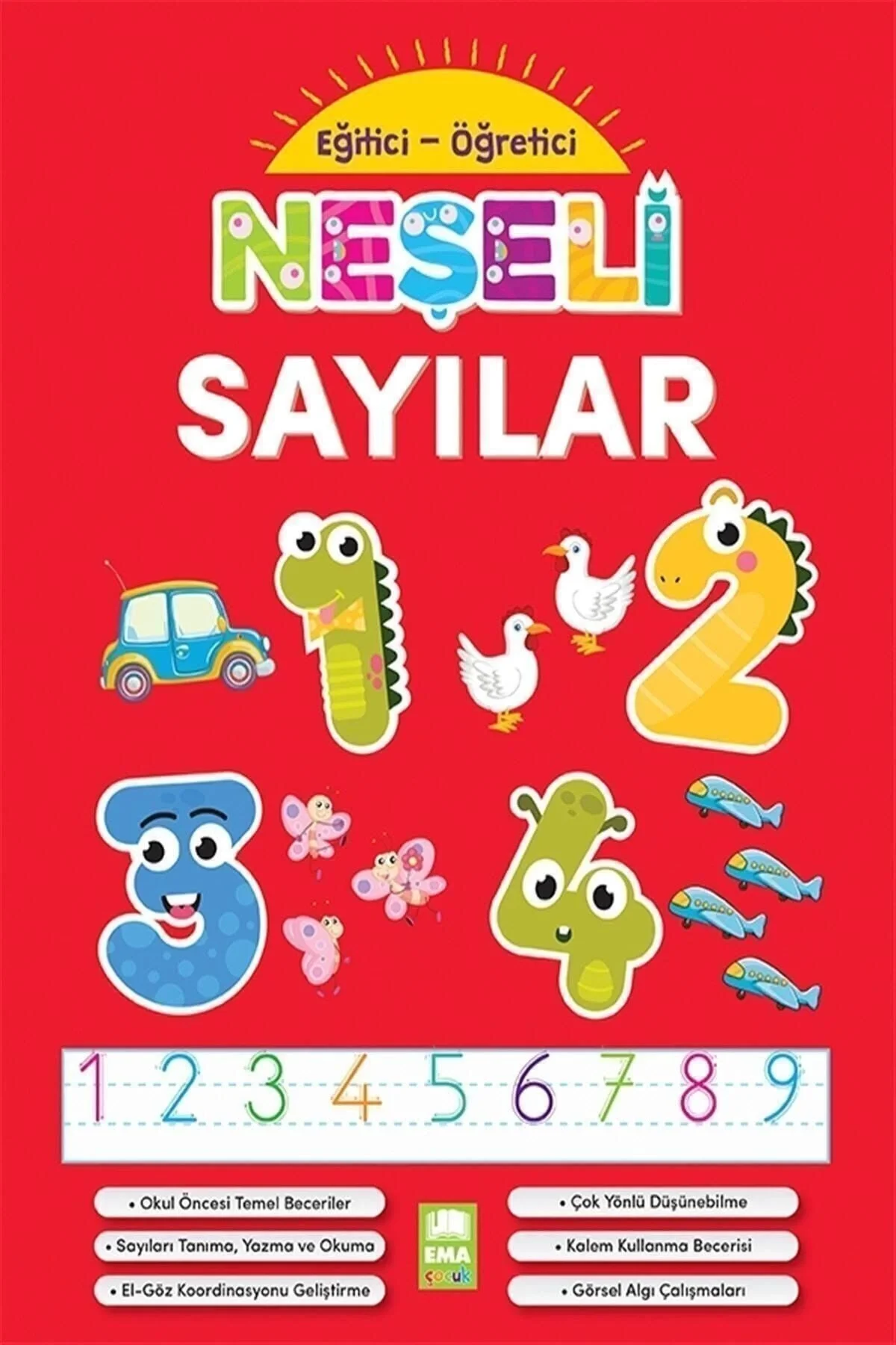 Eğitici Öğretici Neşeli Sayılar Okul Öncesi Eğitim Ema Çocuk