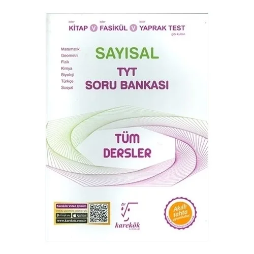 Tyt Sayısal Tüm Dersler Soru Bankası Karekök