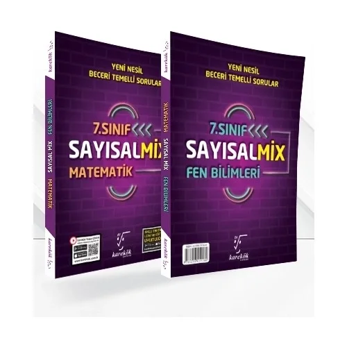 Karekök 7.Sınıf Sayısalmix Yeni Nesil Sorular