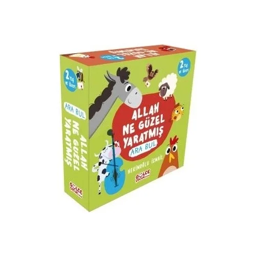 Allah Ne Güzel Yaratmış Ara Bul 4 Lü Set 2+Yaş Gülce Çocuk
