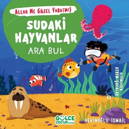 Sudaki Hayvanlar Ara Bul Gülce Çocuk