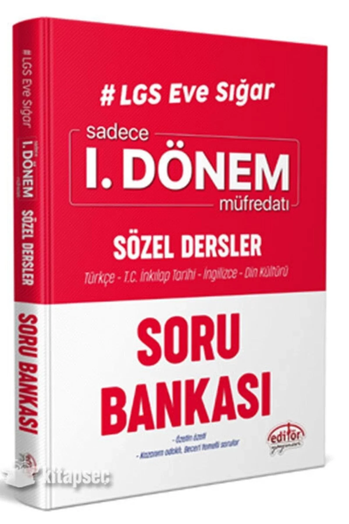 Editör Lgs 1.Dönem Sözel Dersler Soru Bankası