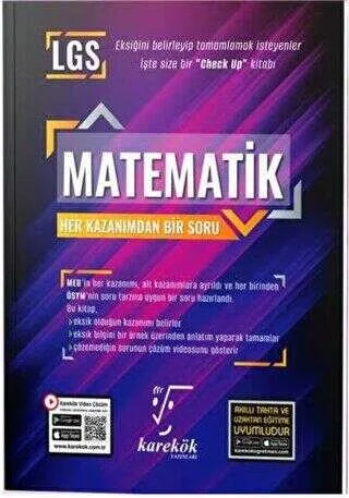Karekök Lgs Matematik Her Kazanımdan Bir Soru