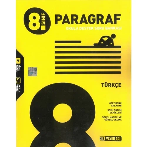 Hız 8.Sınıf Türkçe Paragraf Soru Bankası