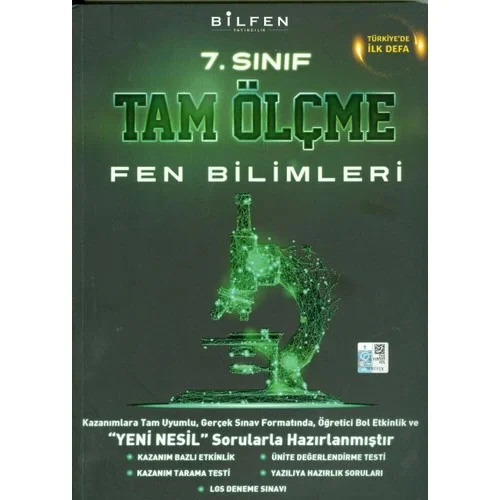 Bilfen 7.Sınıf Fen Bilimleri Tam Ölçme