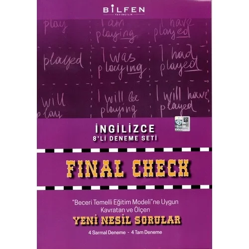 Bilfen 8.Sınıf Son Kontrol İngilizce 8 Li Deneme
