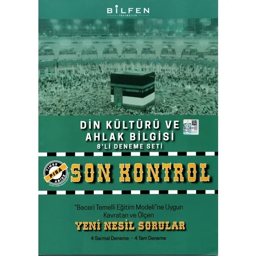 Bilfen 8.Sınıf Son Kontrol Din Kültürü Deneme