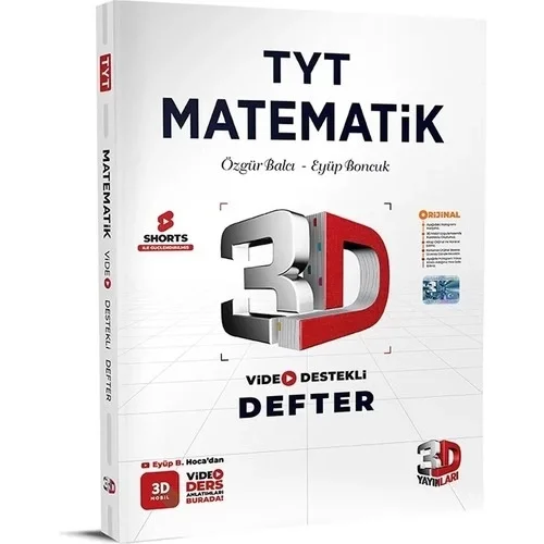 3D Tyt Matematik Video Destekli Defter 3D Yayınları