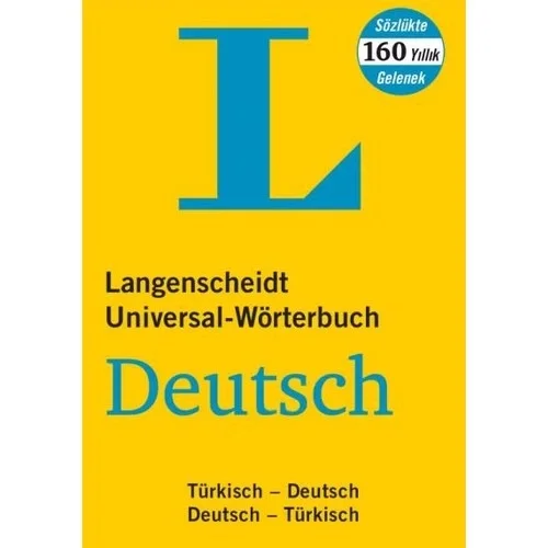 Langenschei̇Dt Almanca-Türkçe Türkçe Almanca L Sözlük
