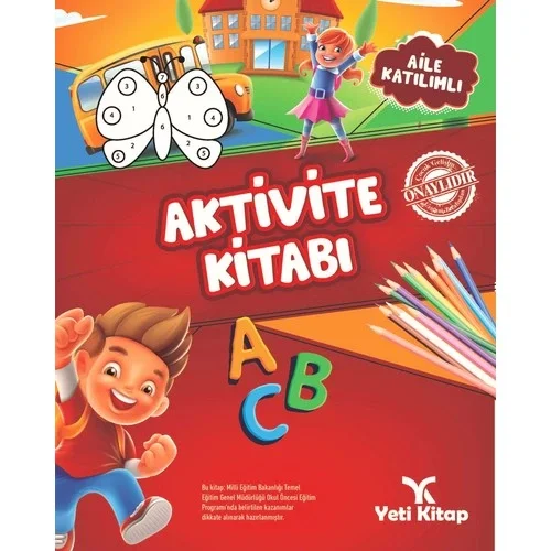3-4 Yaş Aktivite Kitabı Yeti Kitap
