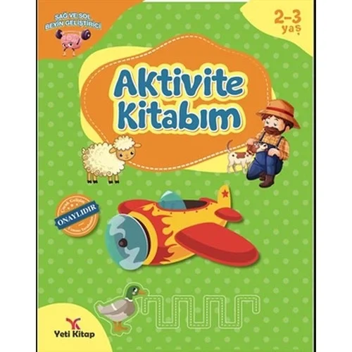 Aktivite Kitabım 2-3 Yaş Yeti Kitap