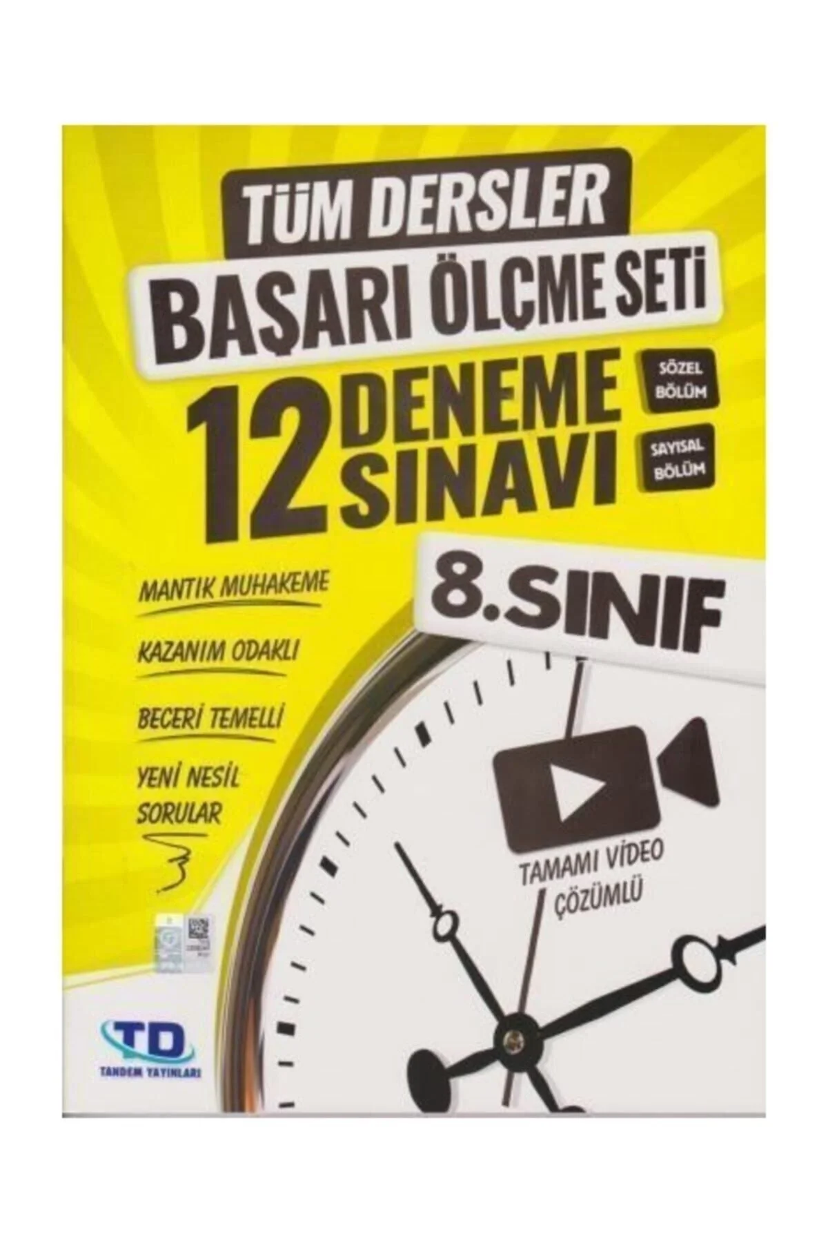 Tandem 8.Sınıf Tüm Dersler 12 Deneme Sınavı