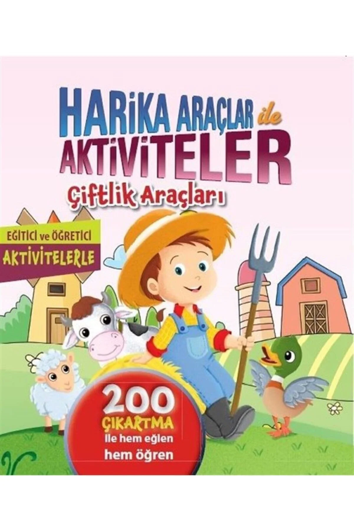 Harika Araçlar İle Aktiviteler Çiftlik Araçları 200 Çıkartma Revzen