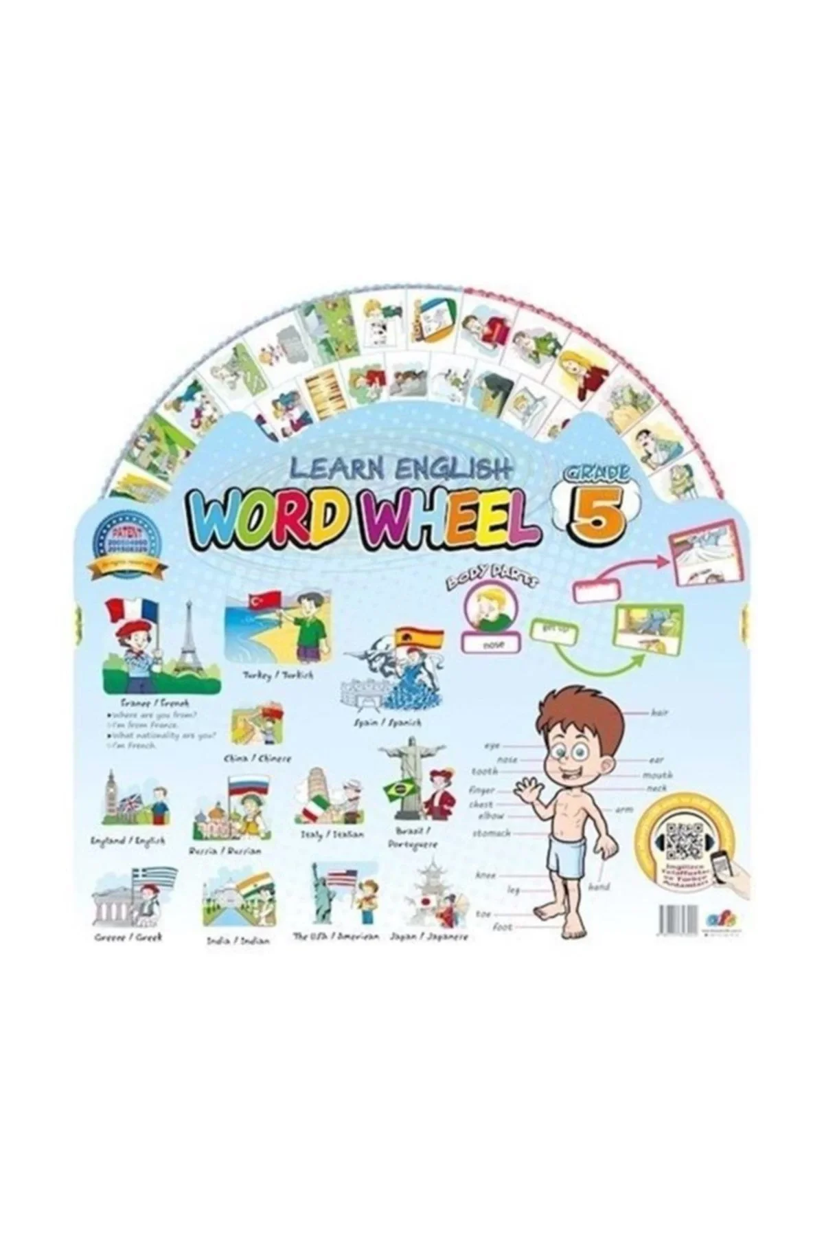 Word Wheel Grade 5 İngilizce Kelime Çarkı 5. Sınıf Afs