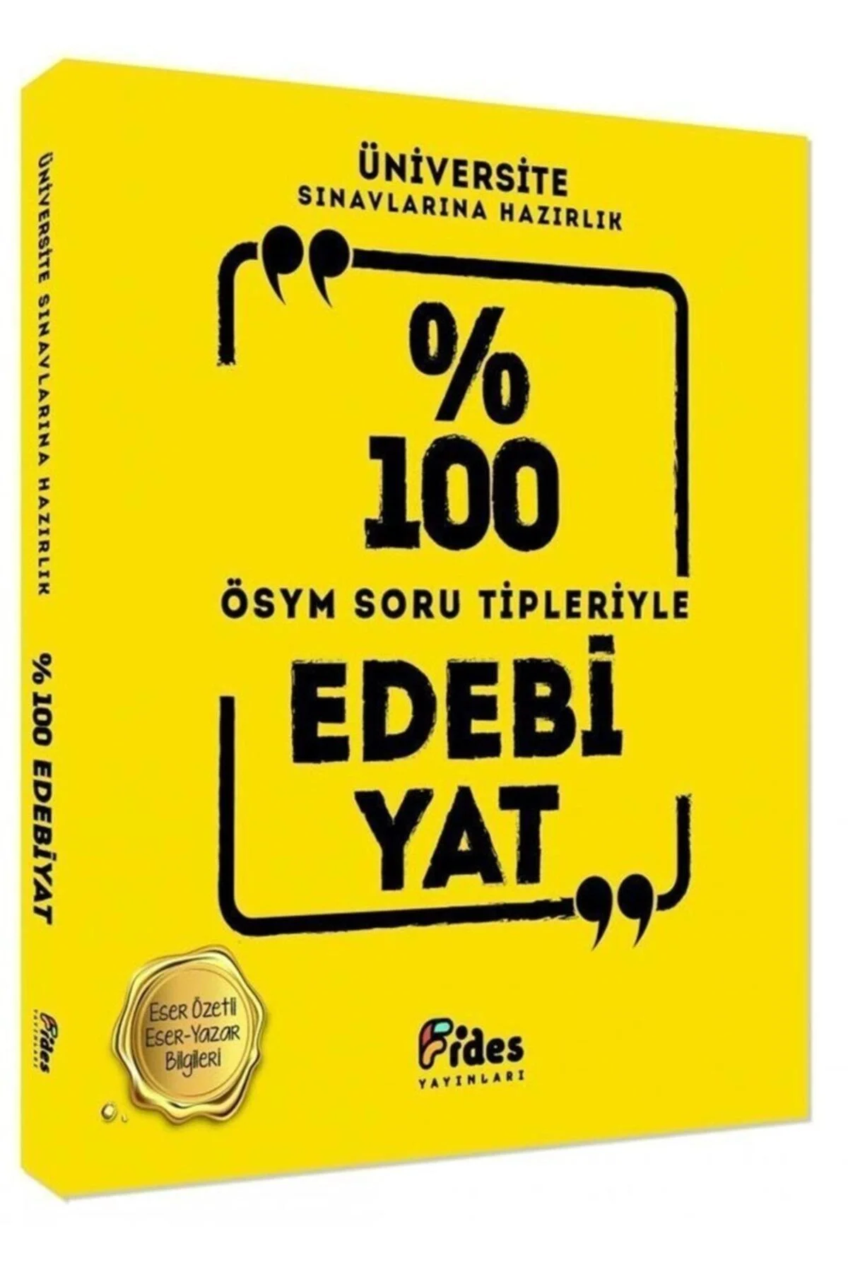 Fides %100 Ösym Soru Tipleriyle Edebiyat