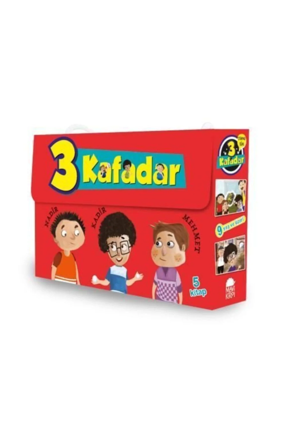 3 KAFADAR 2.Seri Tekno Tim 5 KİTAP 3-4-5.Sınıflara Yaşar Bayraktar Mavi Kirpi