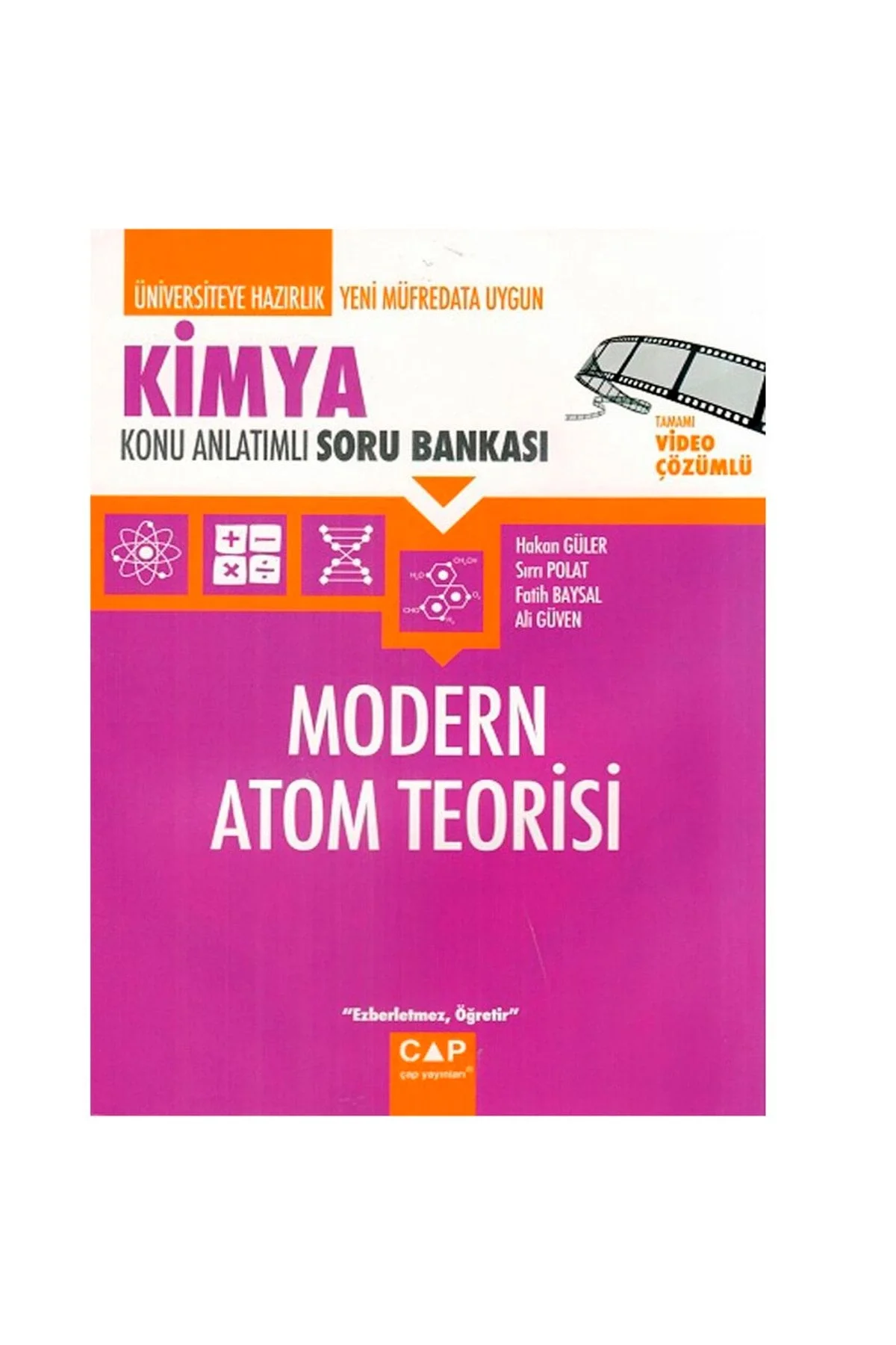 Çap Üniv.Haz.Kimya Modern Atom Teorisi Konu A.Soru Bankası