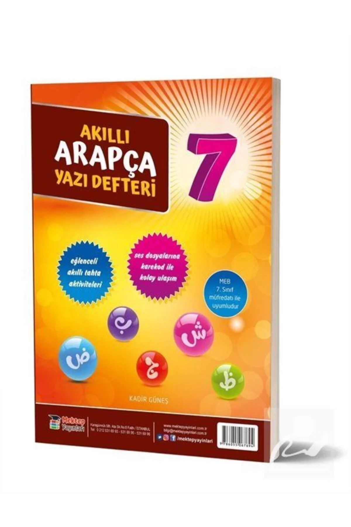 Mektep 7.Sınıf Arapça Akıllı Yazı Defteri