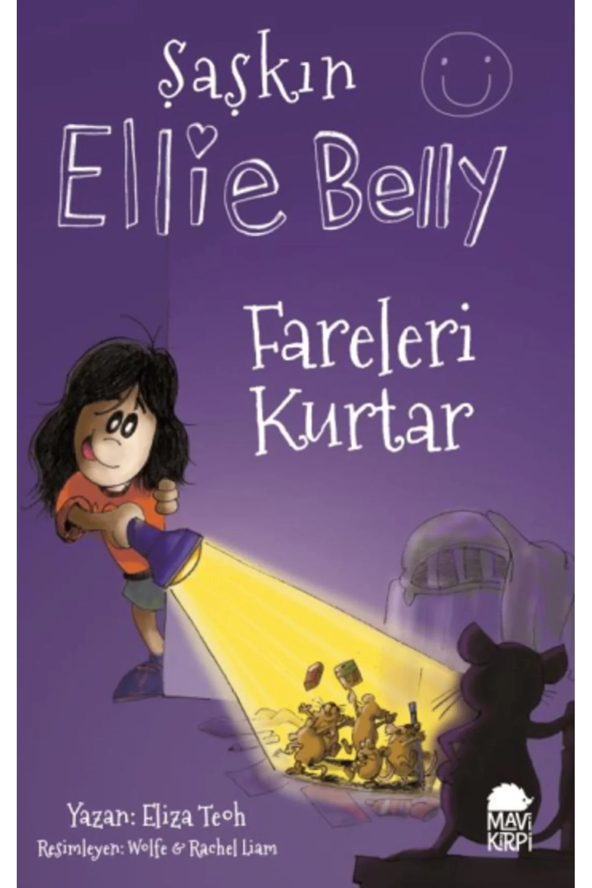 Şaşkın Ellie Belly Fareleri Kurtar Mavi Kirpi