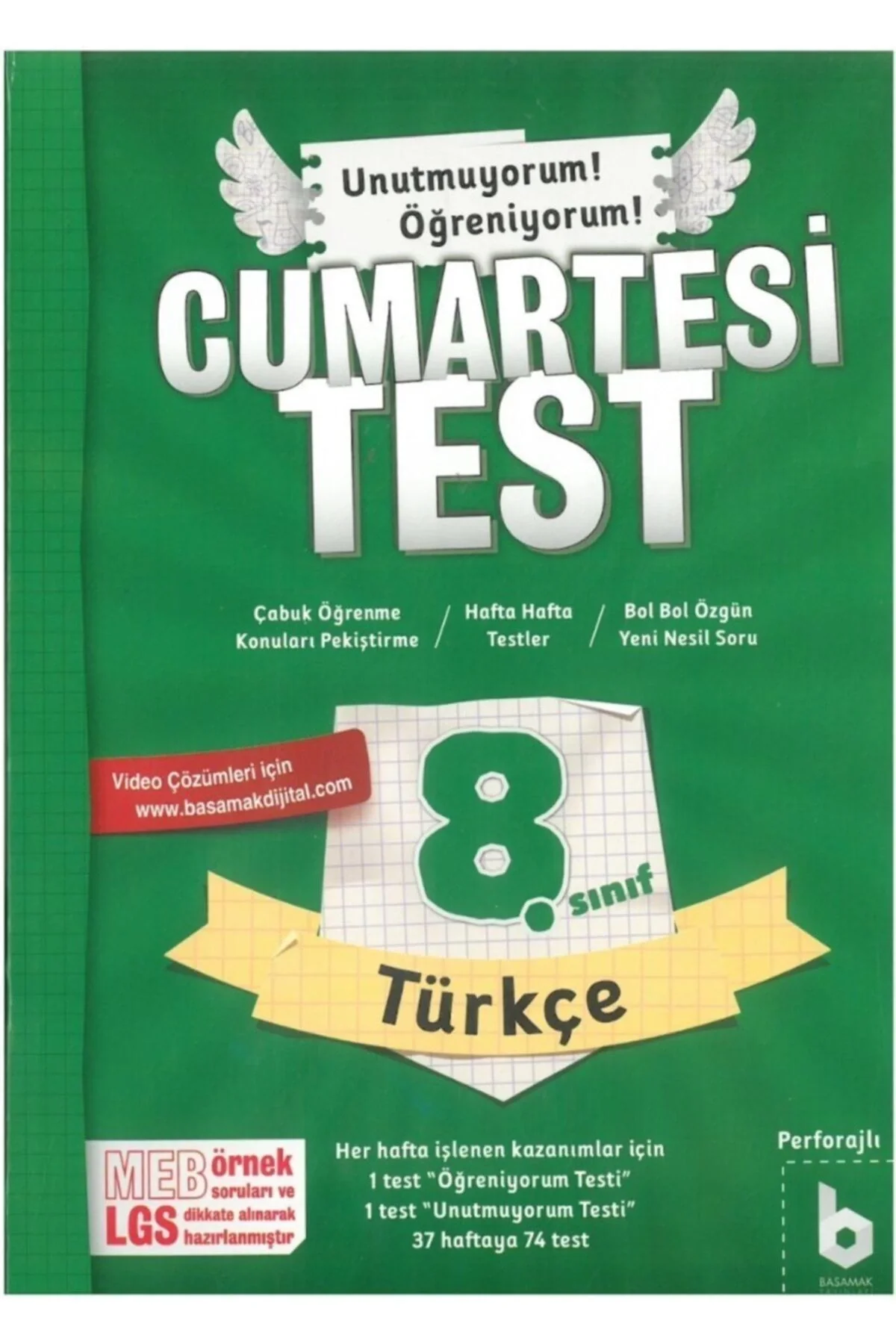 Basamak 8.Sınıf Türkçe Cumartesi Test