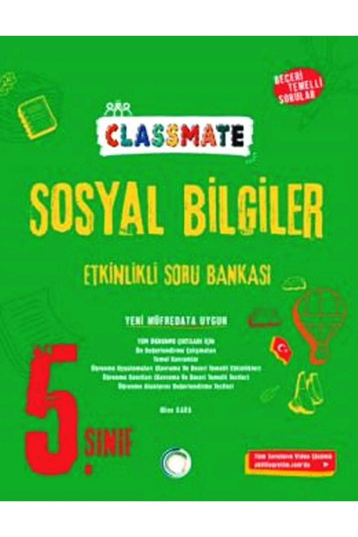 Okyanus 5.Sınıf Classmate Sosyal Bilgiler Etkinlikli Soru Bankası