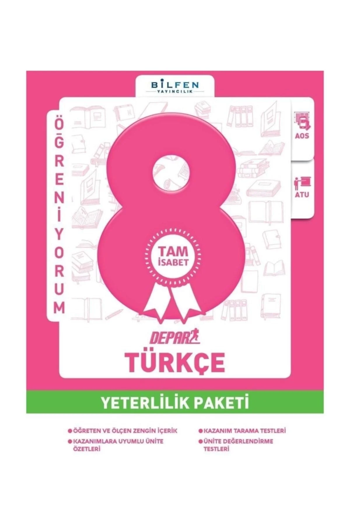 Bilfen 8.Sınıf Türkçe Depar Yeterlilik Paketi