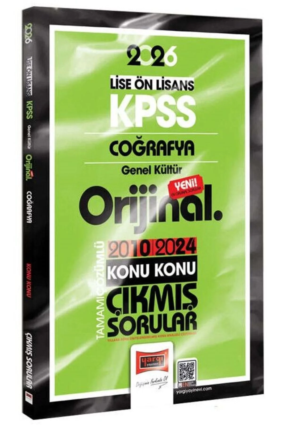 Yargı 2026 Kpss Lise Önlisans Coğrafya 2010-2024 Konu Konu Çıkmış Sorular