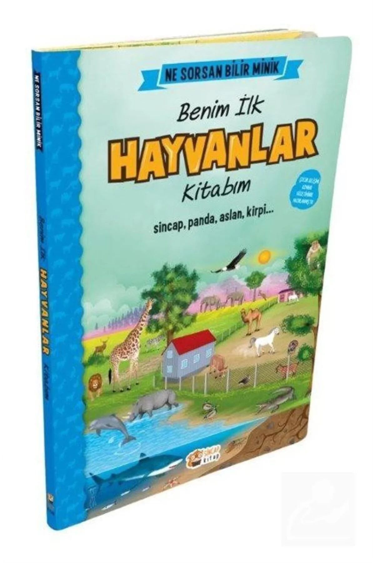 Ne Sorsan Bilir Minik Benim İlk Hayvanlar Kitabım İngilizce Destekli Sincap Kitap