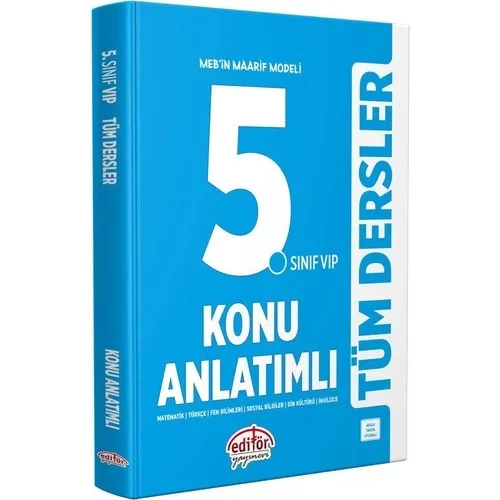 Editör 5.Sınıf Tüm Dersler Konu Anlatımlı