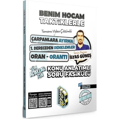 Tüm Adaylar Çarpanlara Ayırma Oran Orantı Konu Anlatım Soru Fasikülü Benim Hocam