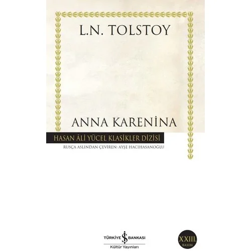 Anna Karenina Kalın Tolstoy İş Bankası