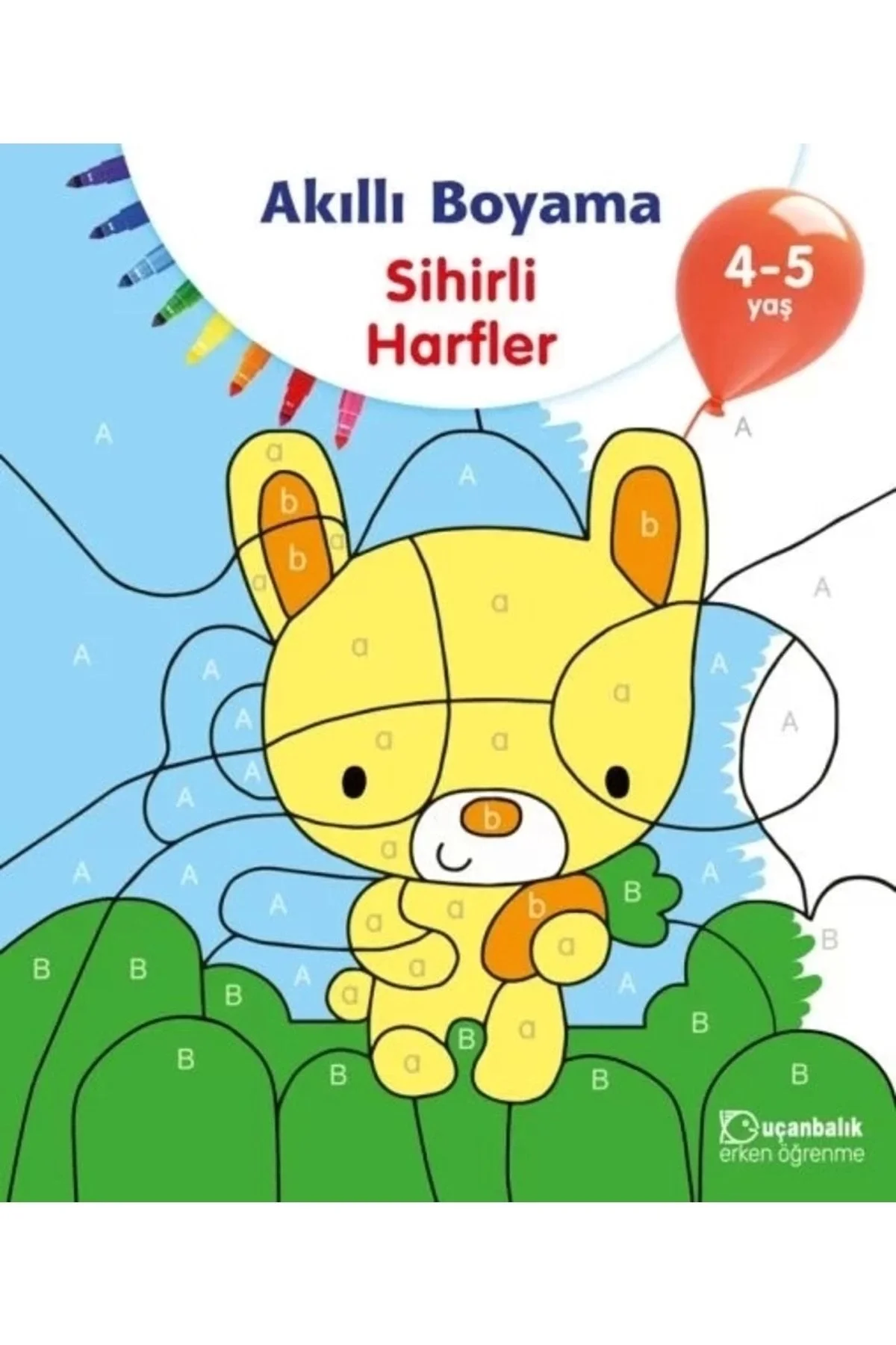 Akıllı Boyama Sihirli Harfler 4-5 Yaş Uçanbalık