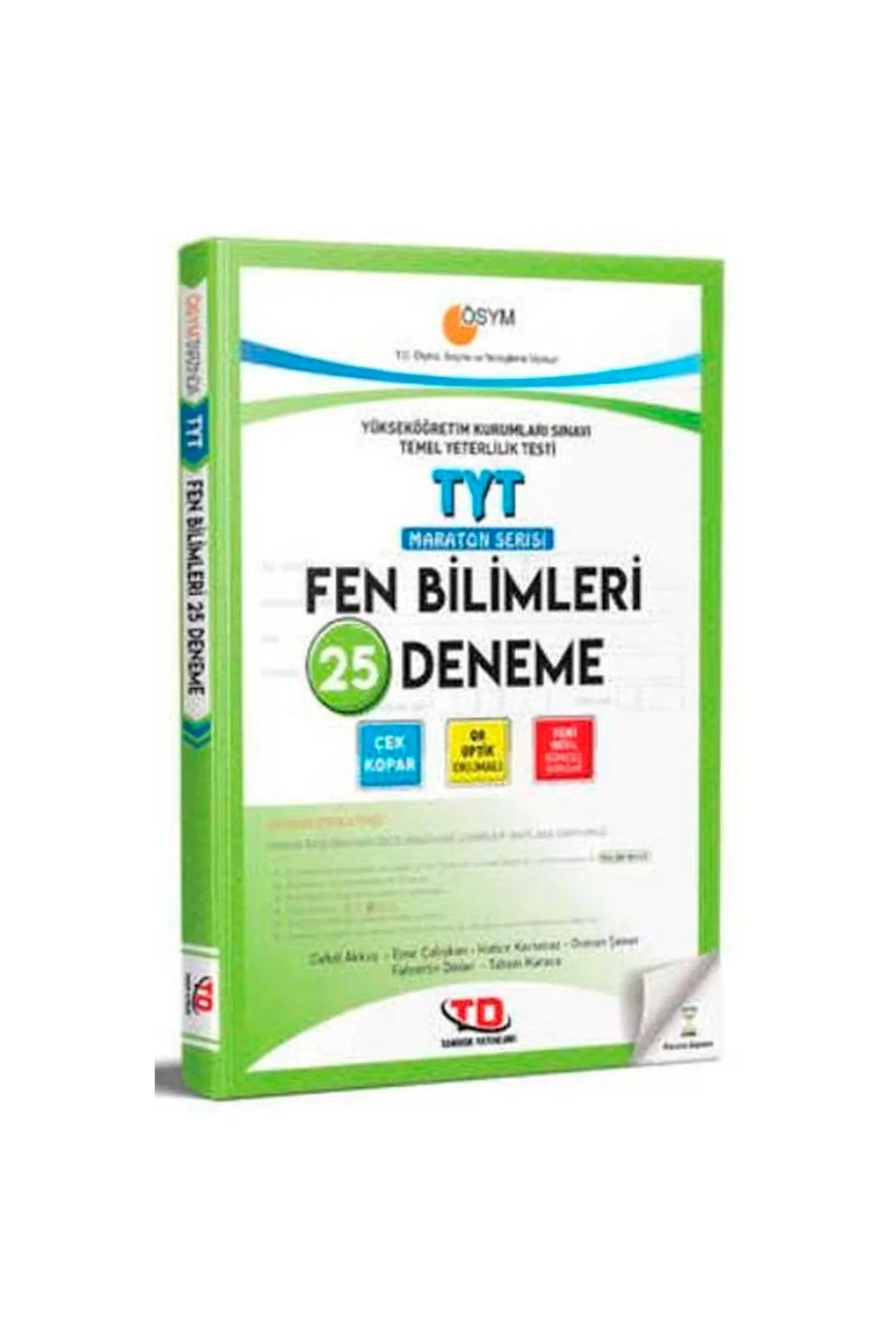 Tyt Fen Bilimleri 25 Deneme Tandem Yayınları