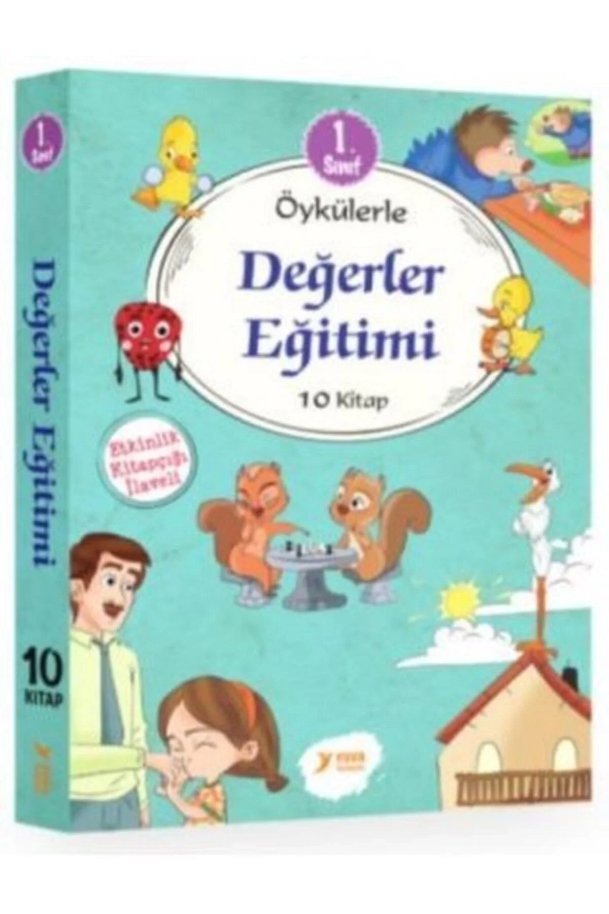 1.Sınıf Öykülerle Değerler Eğitimi 10 Kitap Yuva Yayın