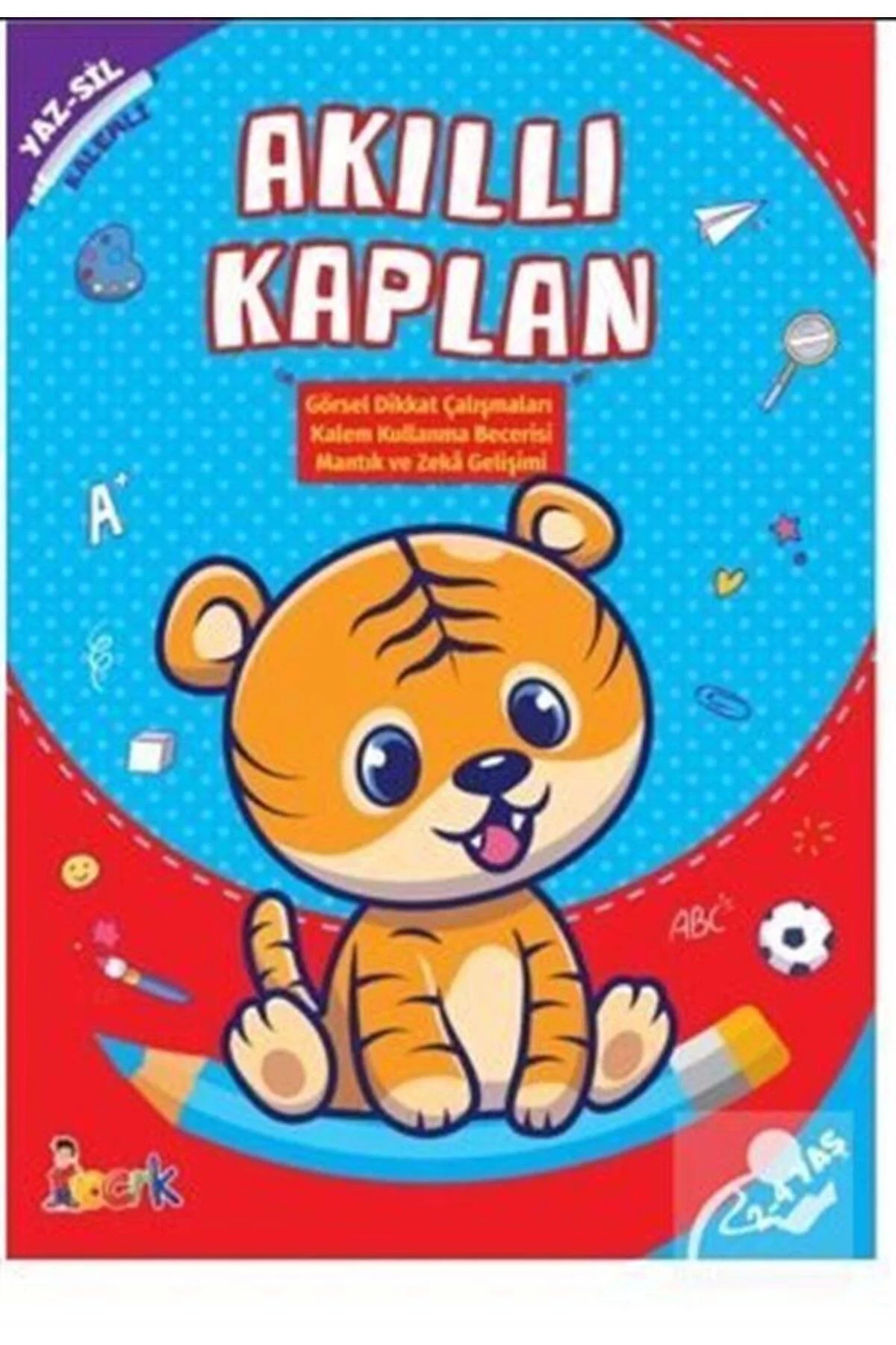 Akıllı Kaplan Yaz Sil Kalemli 2-4 Yaş Bıcırık