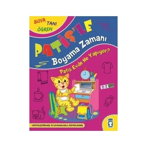 Patiş Evde Ne Yapıyor Patişle Boyama Zamanı 2-3 Yaş Timaş Çocuk