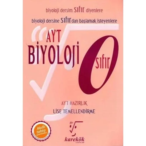 Ayt Biyoloji Sısıf Lise Temellendirme Karekök
