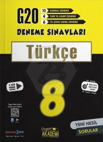 Üçgen 8.Sınıf Türkçe Soru Bankası