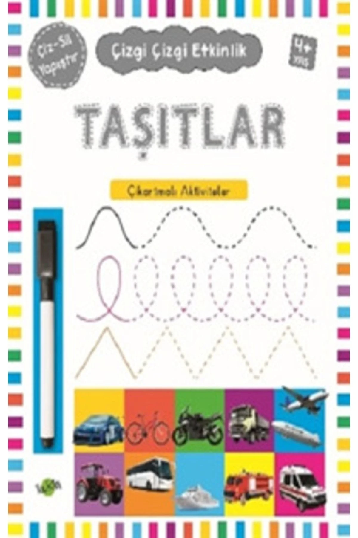 Taşıtlar Çizgi Etkinlik 4+ Yaş Kukla